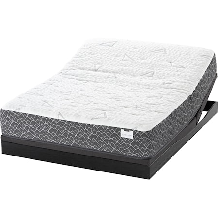 Twin Extra Long Firm Luxury Mattress and "Up" Adjustable Foundation