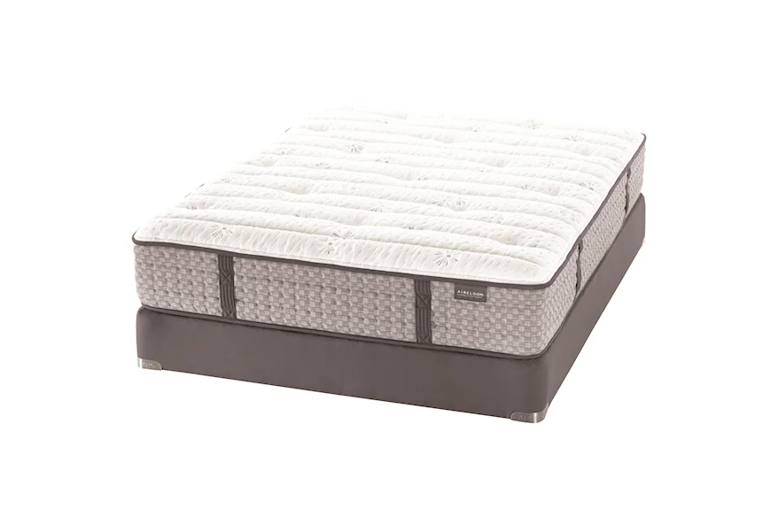 Trinity Channel Streamlin Firm King Firm Luxury Low Profile Set by Aireloom Bedding at Pilgrim Furniture City
