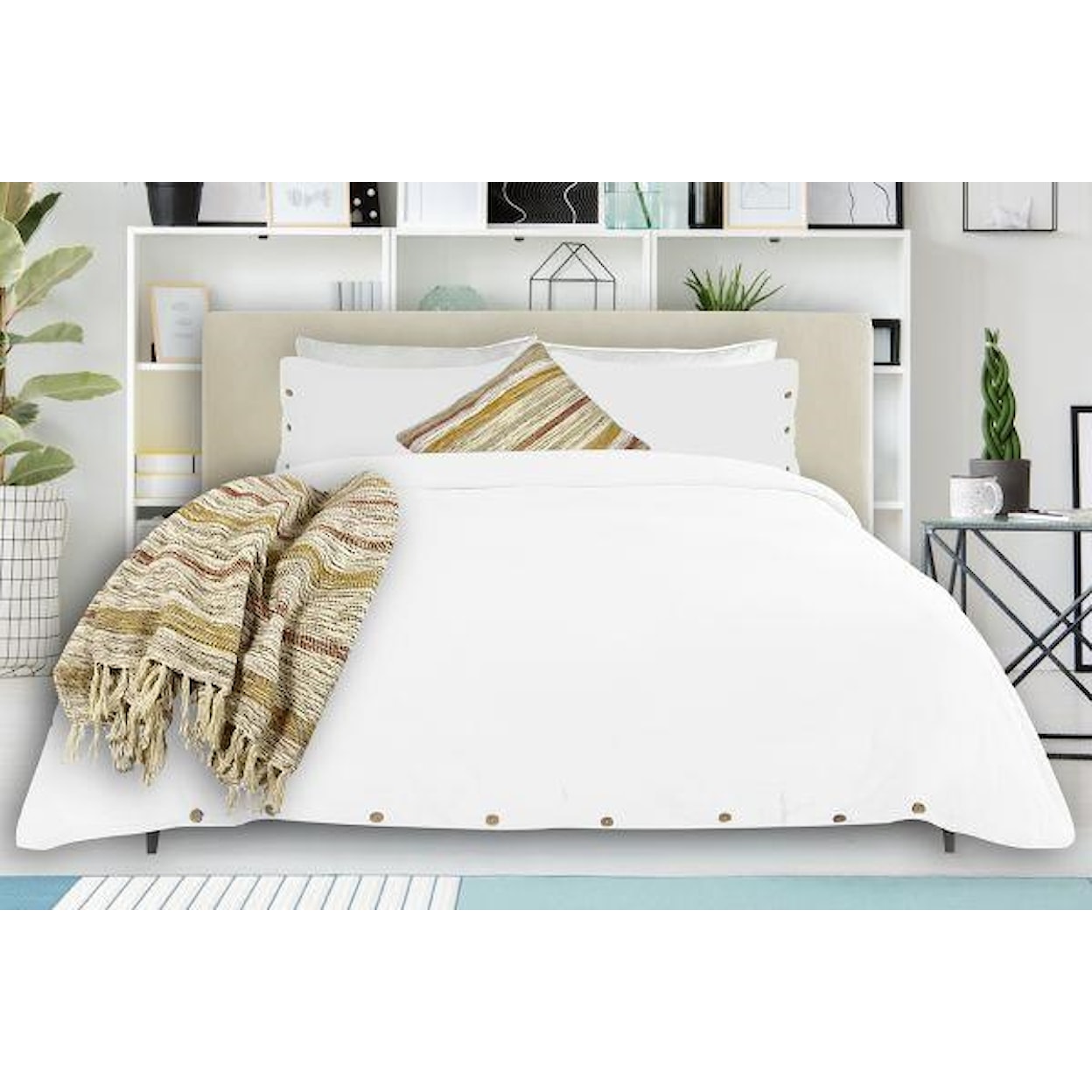 Stoney Creek Bedding Bedding Coxen White King 3 Piece Set