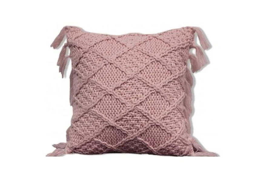 Decorative Cushions Coachella 18" Pink Cushion at Stoney Creek Furniture 