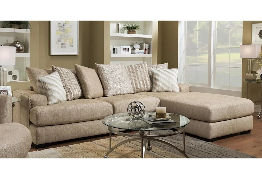 883 2 Piece Sectional Sofa by Albany at Furniture and More