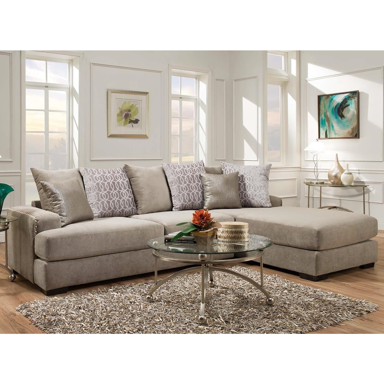 Albany 883 2 Piece Sectional Sofa