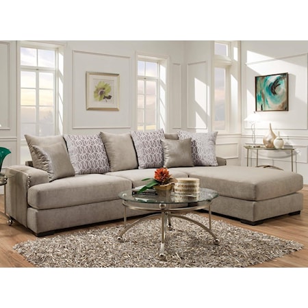 2 Piece Sectional Sofa