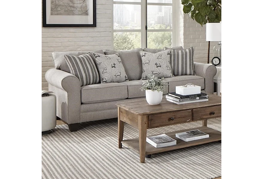 2214 Queen Sleeper Sofa by Albany at Schewels Home