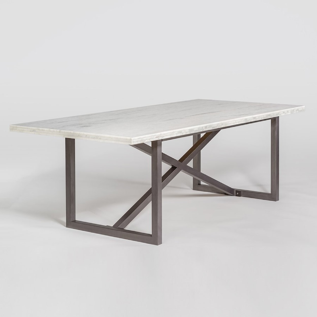 Alder & Tweed Menlo Park 88" Marble Dining Table