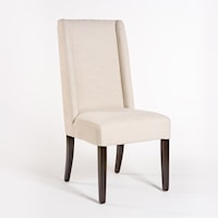Parsons Style Side Chair with Tapered Legs