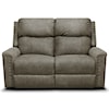 Alexvale V1C Double Reclining Power Loveseat w/ Console