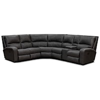 Power Reclining Sectional Sofa with Cupholders and Power Headrests