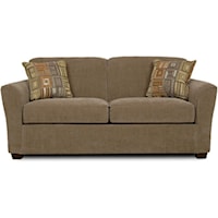 Contemporary Full Sleeper Sofa with Innerspring Mattress
