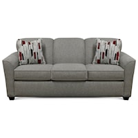 Contemporary Queen Sleeper Sofa with Innerspring Mattress