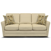 Casual Sofa with Flared Arms