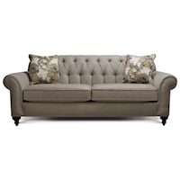 Sofa with Button Tufted Back