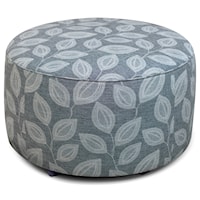 32" Small Round Cocktail Ottoman