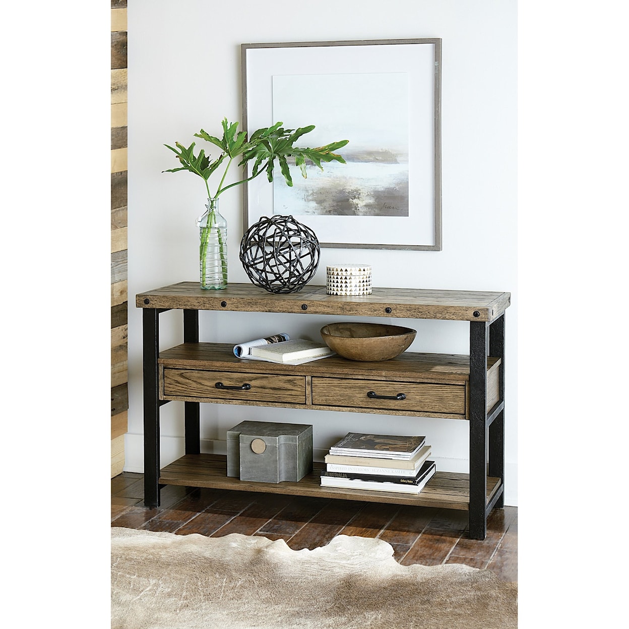 Alexvale Workbench Sofa Table