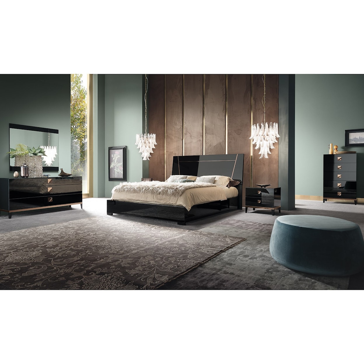 Alf Italia Mont Noir King Bedroom Group