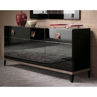 Contemporary Dining Buffet with High Gloss Finish