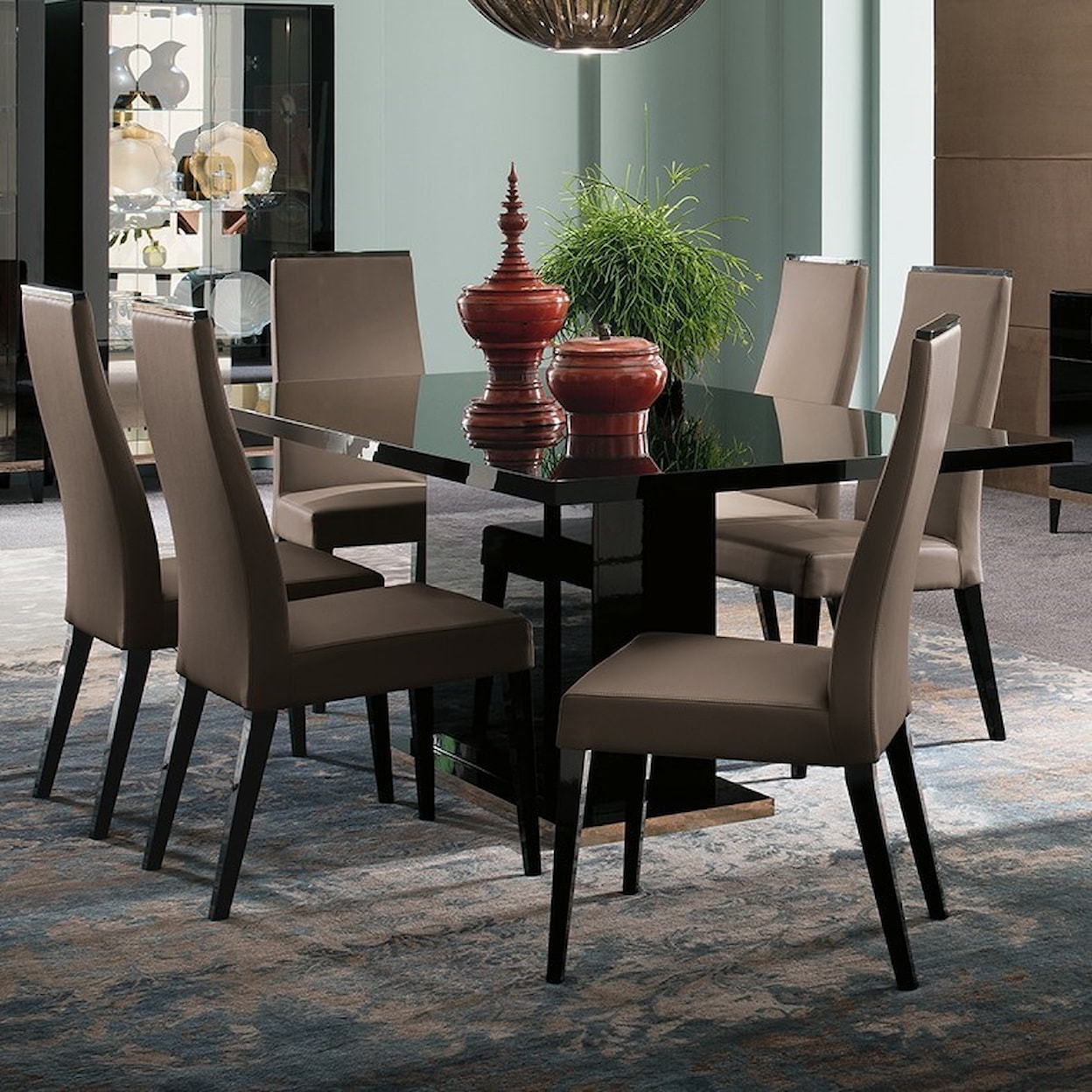 Alf Italia Mont Noir Dining Table and Chair Set