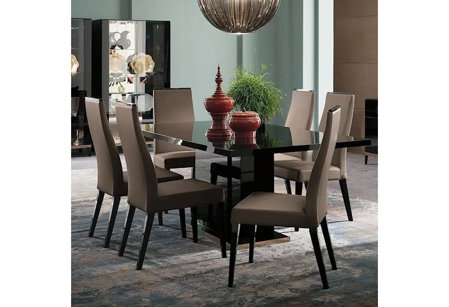 Mont Noir Table and Chair Set by Alf Italia at Corner Furniture