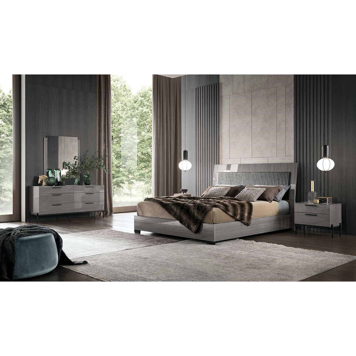 Alf Italia Novecento King Bed