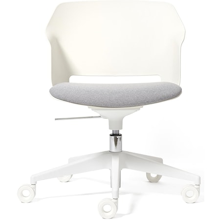 Clop White Office Chair