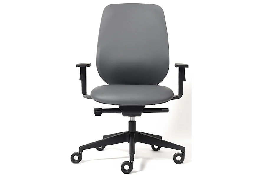 Office Chairs Skin Dark Grey Office Chair by Diemme at Stoney Creek Furniture 