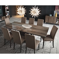 Vega Table and Chair Set with 18" Table Leaf