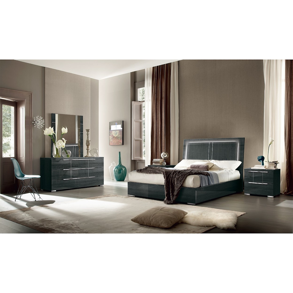 Alf Italia Versilia Modern King Bed