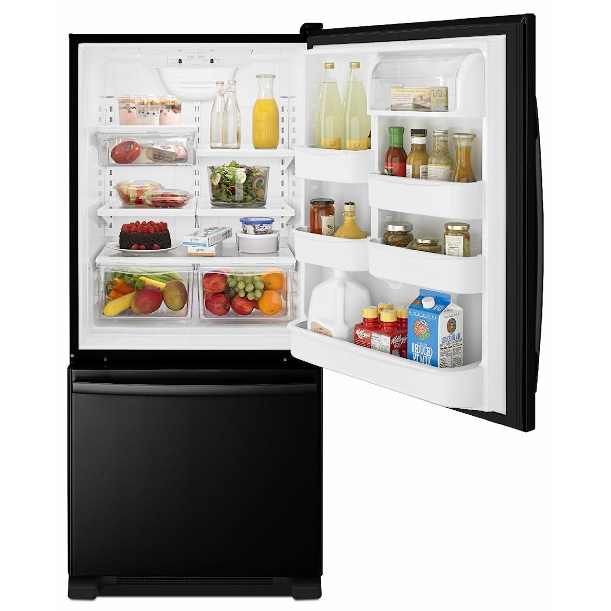 Amana Bottom Mount Refrigerators 18.5 Cu. Ft. Bottom-Freezer Refrigerator