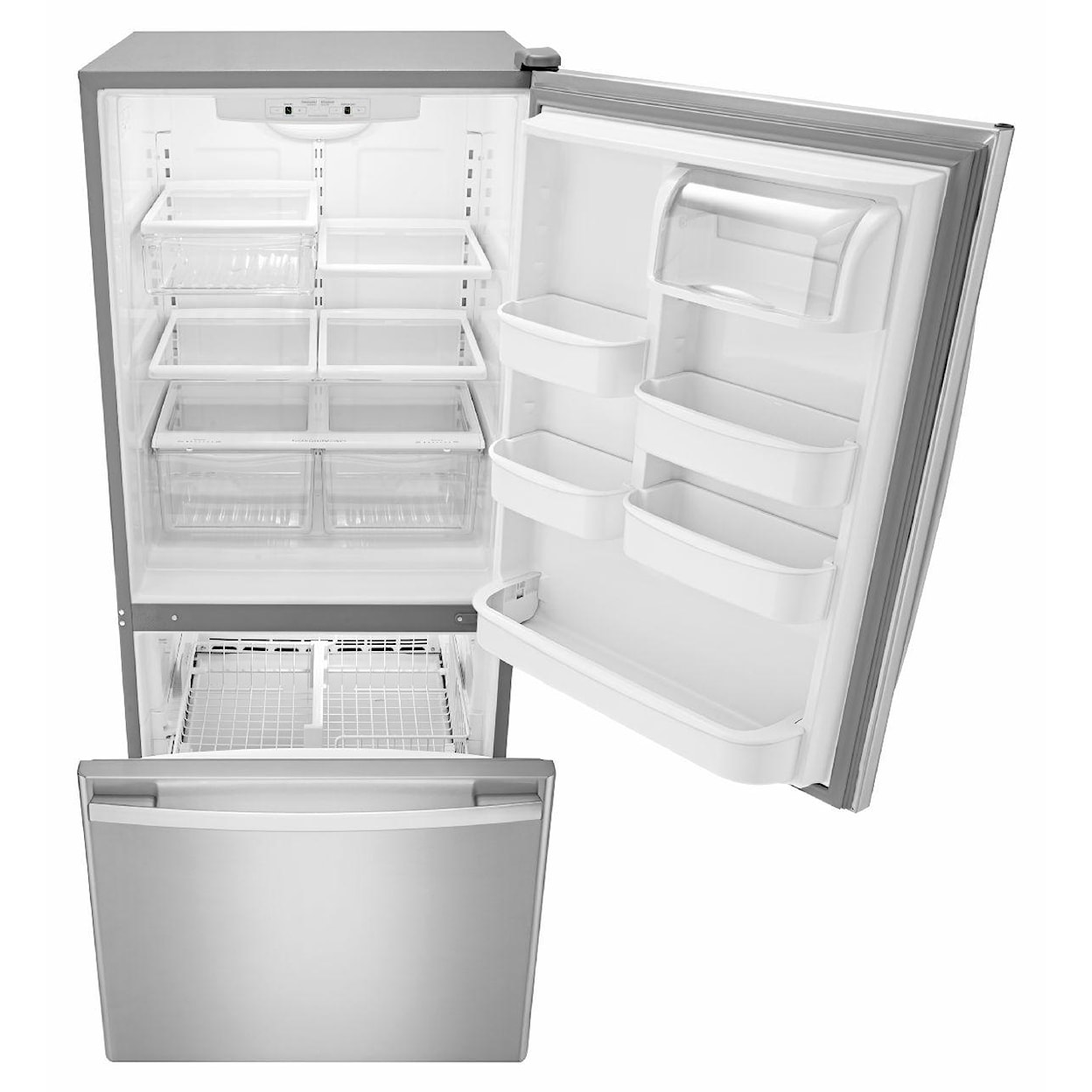 Amana Bottom Mount Refrigerators 18.5 Cu. Ft. Bottom-Freezer Refrigerator