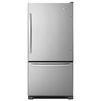 ENERGY STAR® 22 Cu. Ft. Bottom-Freezer Refrigerator with Glide-Out Wire Lower Freezer and QuickSplit Organizer