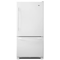 ENERGY STAR® 22 Cu. Ft. Bottom-Freezer Refrigerator with Glide-Out Wire Lower Freezer and QuickSplit Organizer