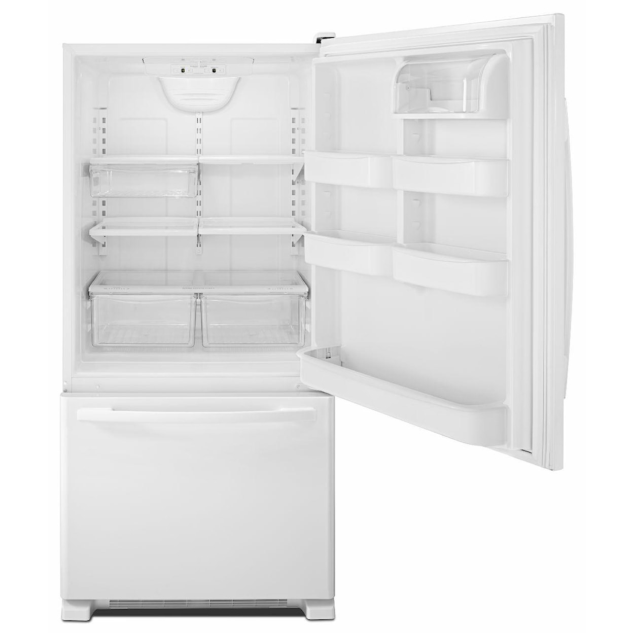 Amana Bottom Mount Refrigerators 22 Cu. Ft. Bottom-Freezer Refrigerator