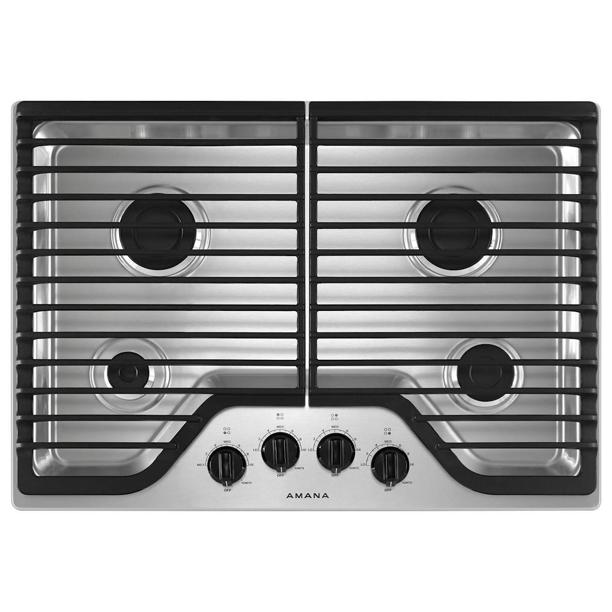 Amana Gas Cooktops - Amana 30-inch Gas Cooktop with 4 Burners