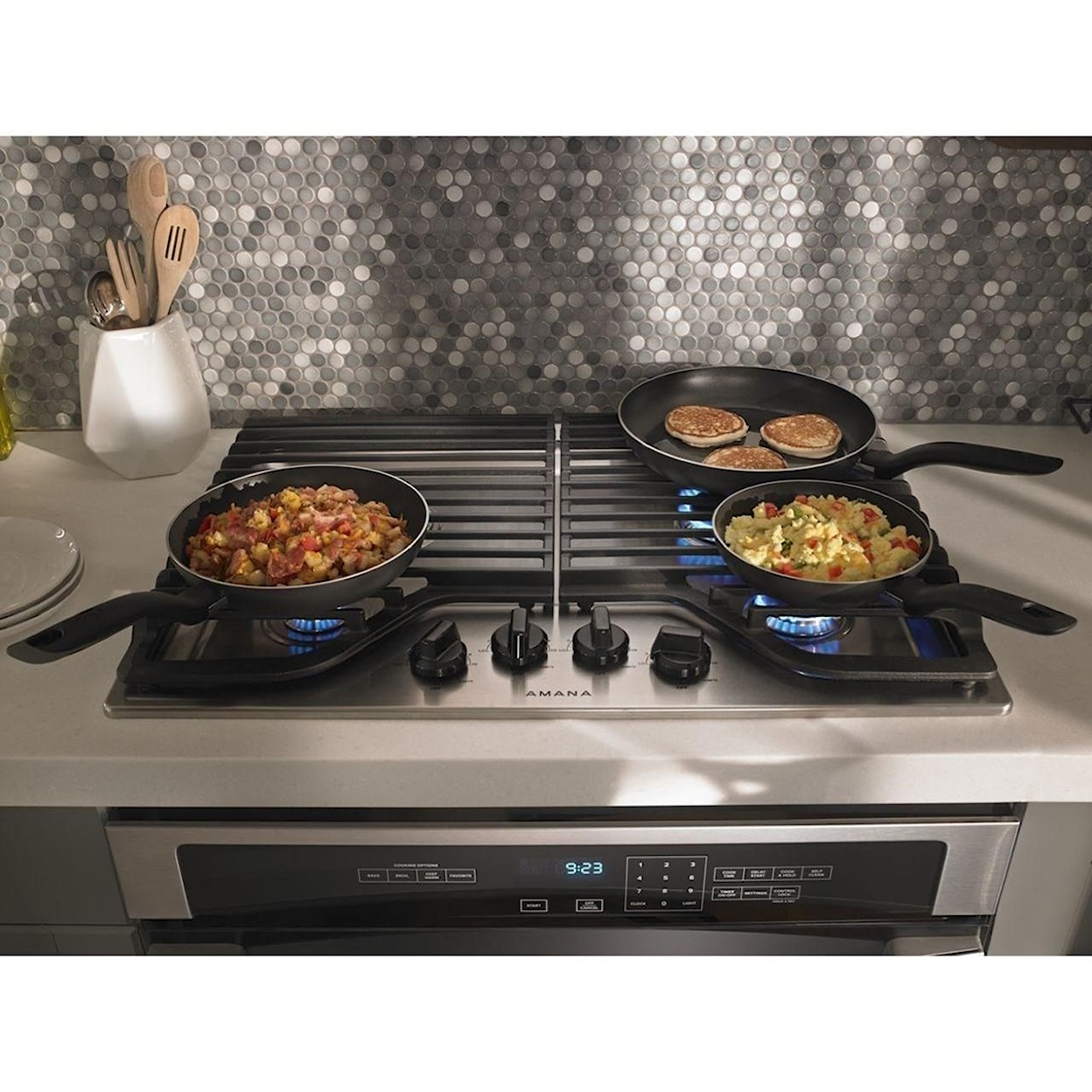 Amana Gas Cooktops - Amana 30-inch Gas Cooktop with 4 Burners