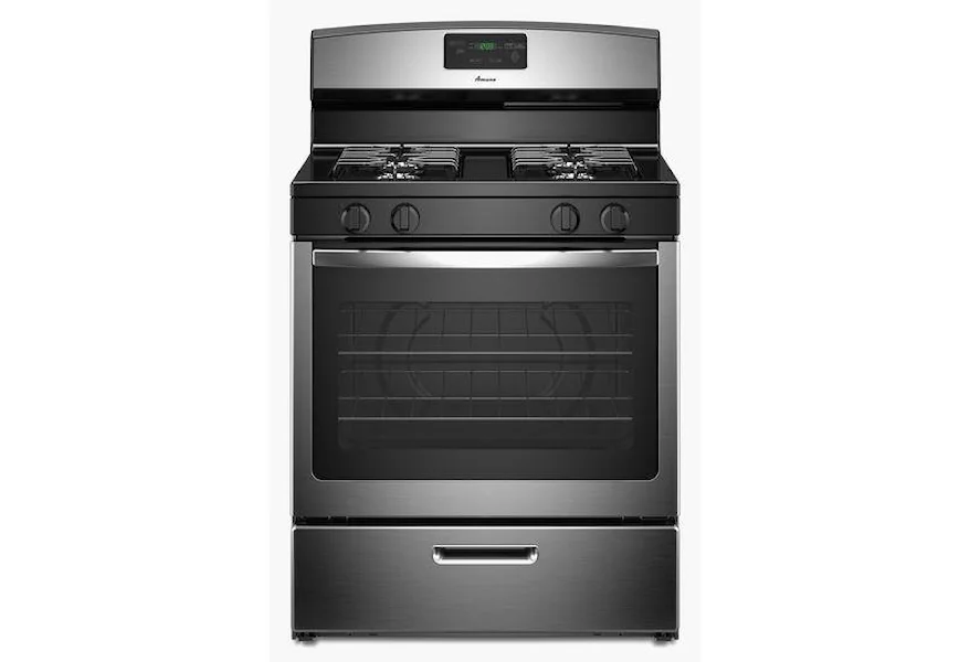 Gas Ranges 5.1 cu. ft. Gas Oven Range by Amana at Furniture and ApplianceMart