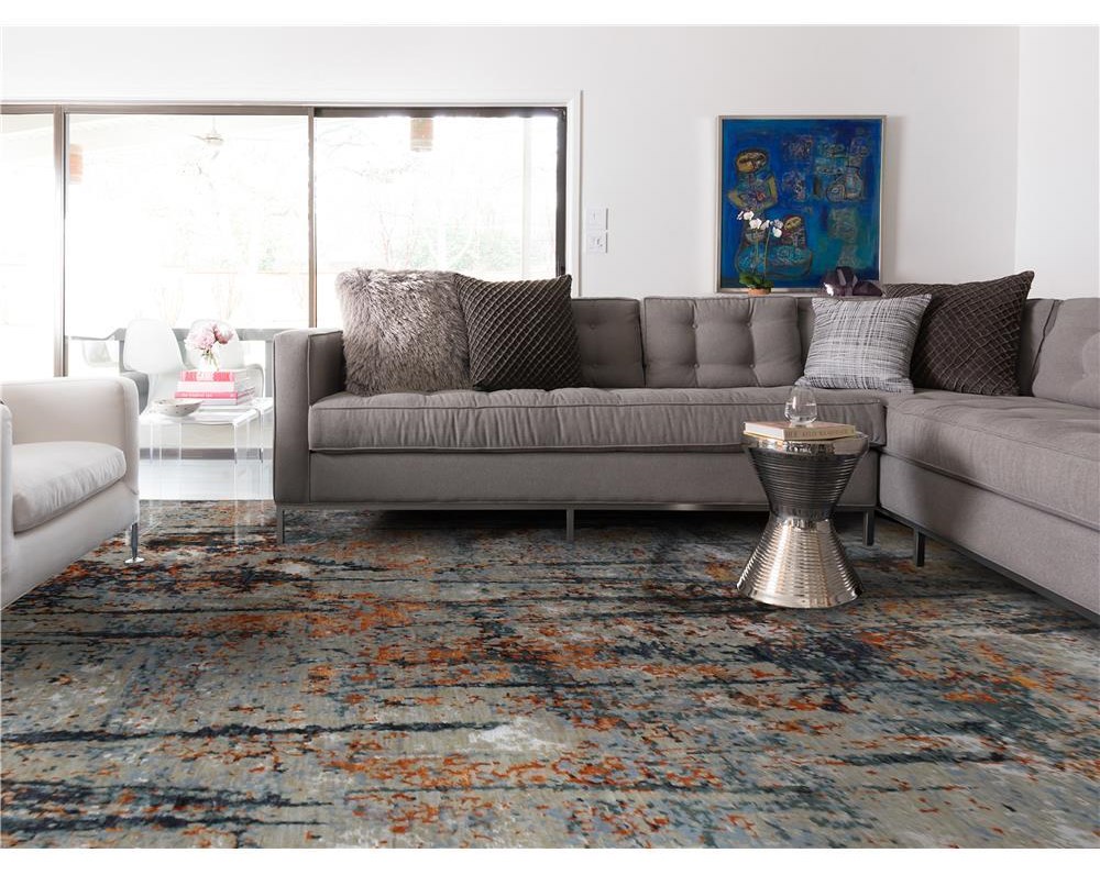 Amer Rugs Amer Synergy Stone Blue 8'11"x11'11"