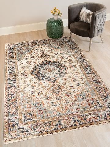 Amer Rugs Amer Allure Ivory-Navy 8'9x11'9