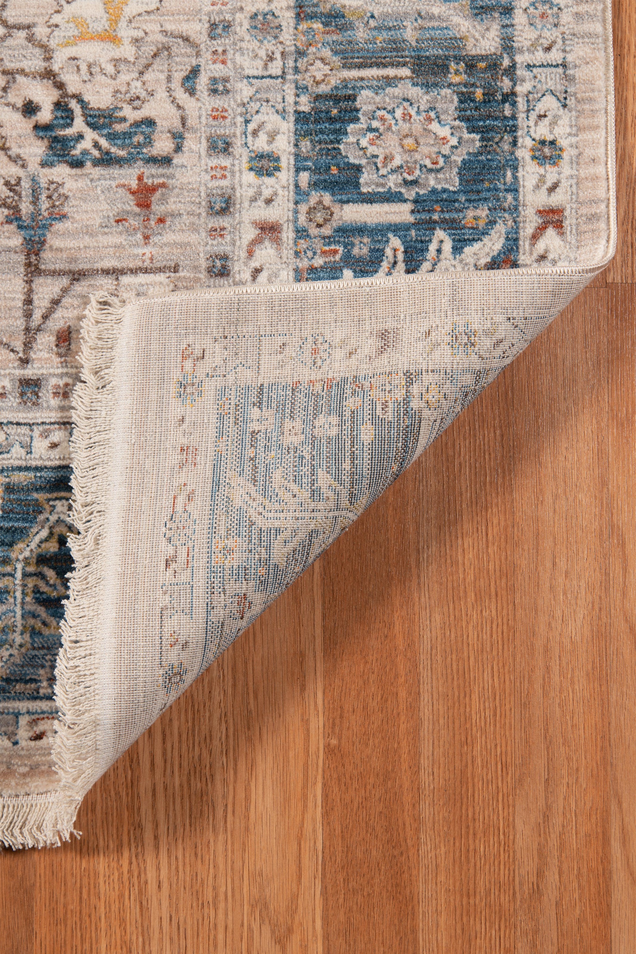 Amer Rugs Arcadia Beige Navy Transitional