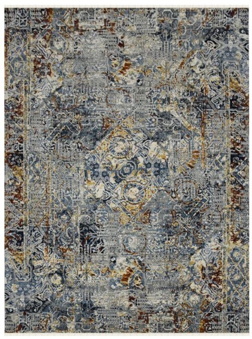 Blue Hand Knotted