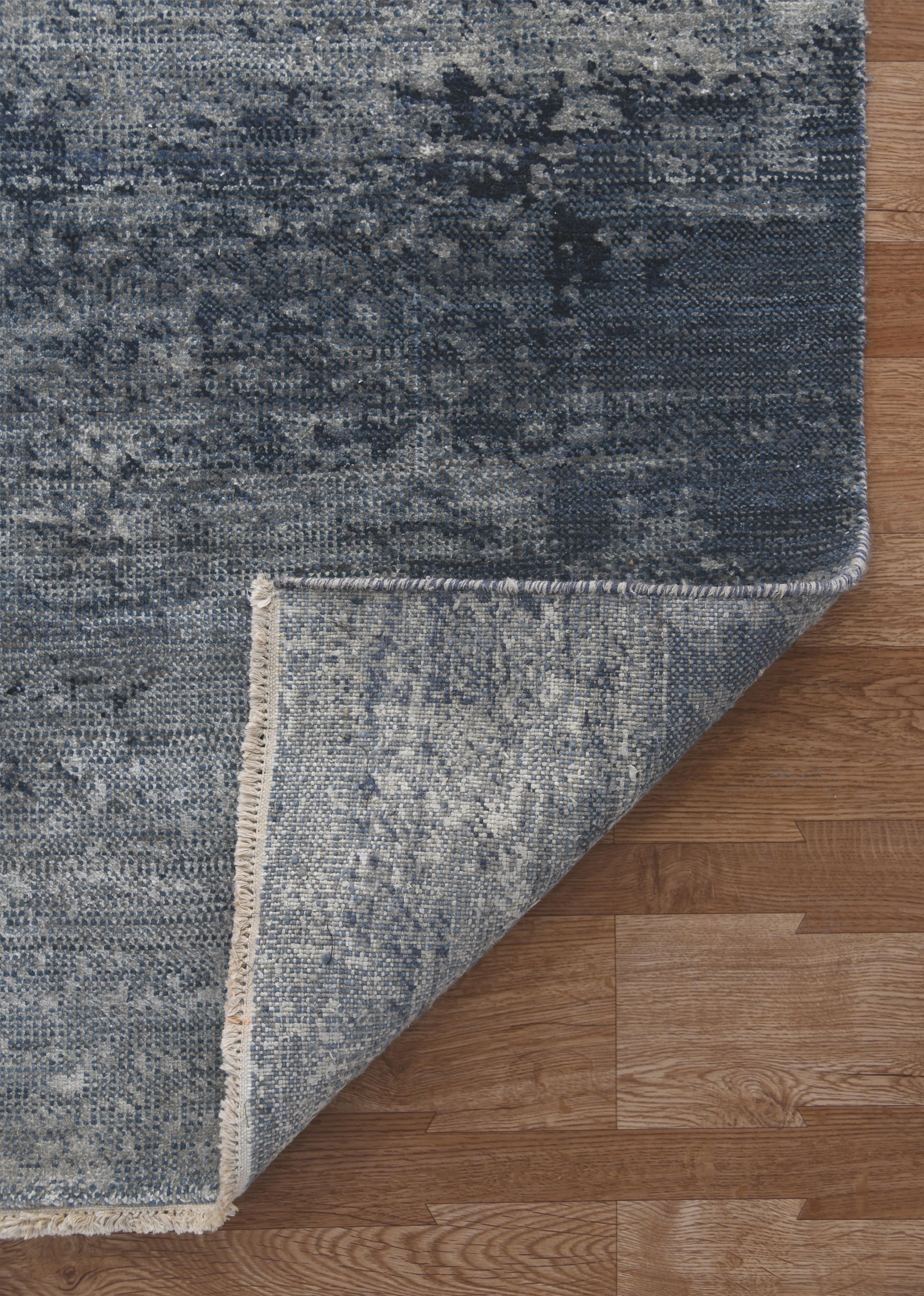 Amer Rugs Dazzle Blue Sapphire Modern Hand Knotted