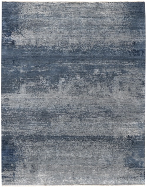 Blue Sapphire Modern Hand Knotted (Available in Multiple Sizes)