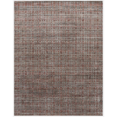 Brick Red Modern Hand Woven