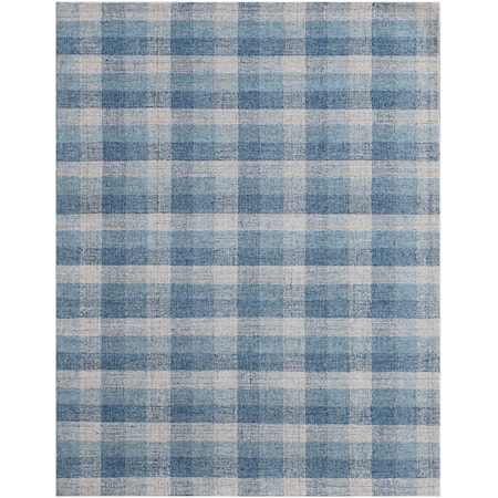 Blue Plaid Modern