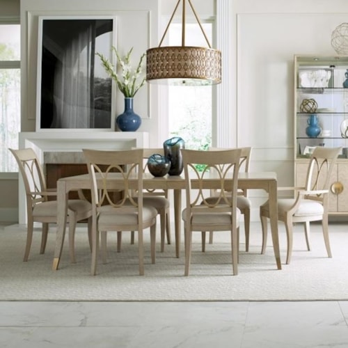 7-Piece Transitional Dining Set