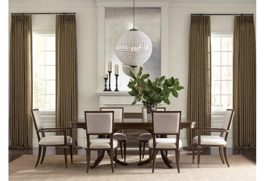 Vantage 7-Piece Table and Chair Set by American Drew at Esprit Decor Home Furnishings