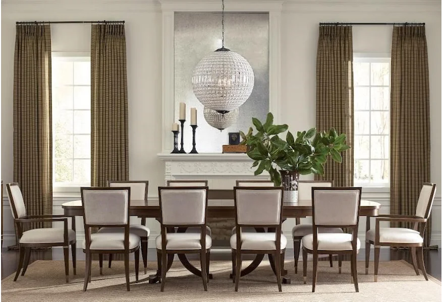 Vantage 11-Piece Table and Chair Set by American Drew at Esprit Decor Home Furnishings