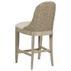 American Drew Vista 5 Piece Dining Set with Woven Stools