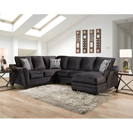 Sectional Sofa with 5 Seats