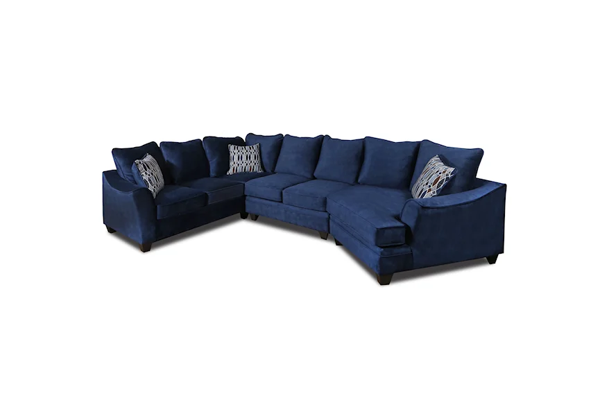3810 Sectional Sofa  by Peak Living at Galleria Furniture, Inc.