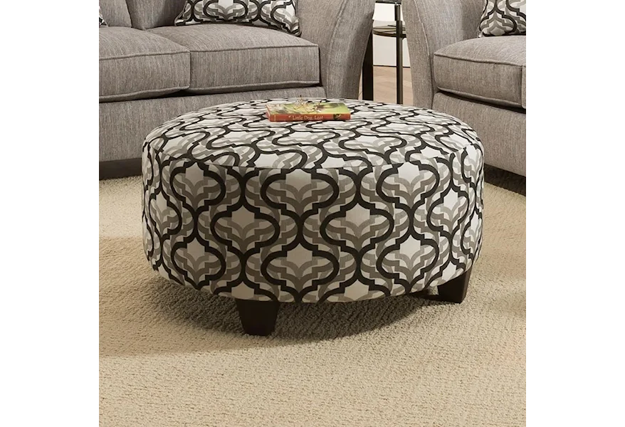 4550 Round Ottoman by Peak Living at Galleria Furniture, Inc.
